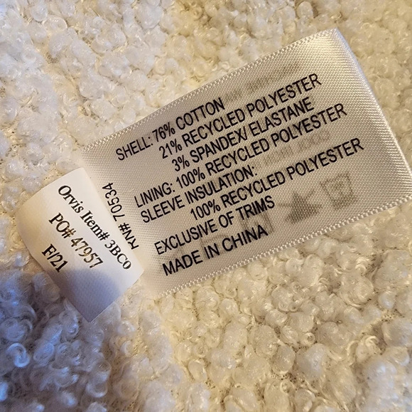 Orville Multicolir Sherpa Fleece Lined Shirt Jacket Shacket Size Small - Picture 16 of 16